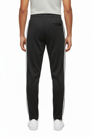 Black Track Pants Back View